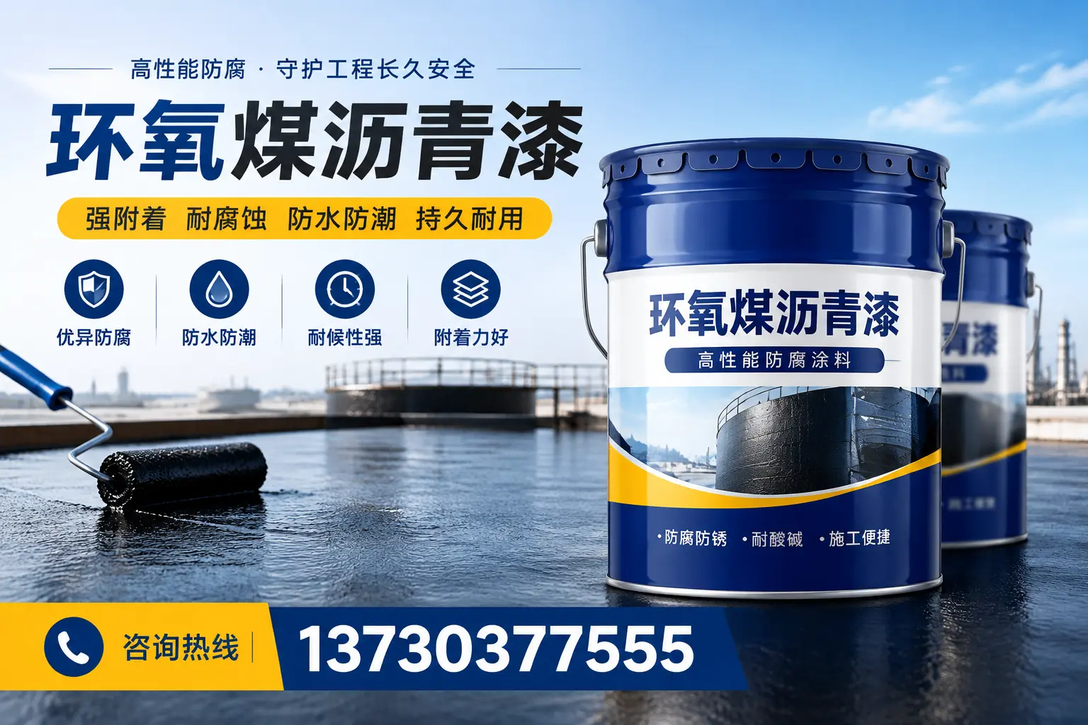 如何判断环氧煤沥青漆的质量？华龙消费者指南